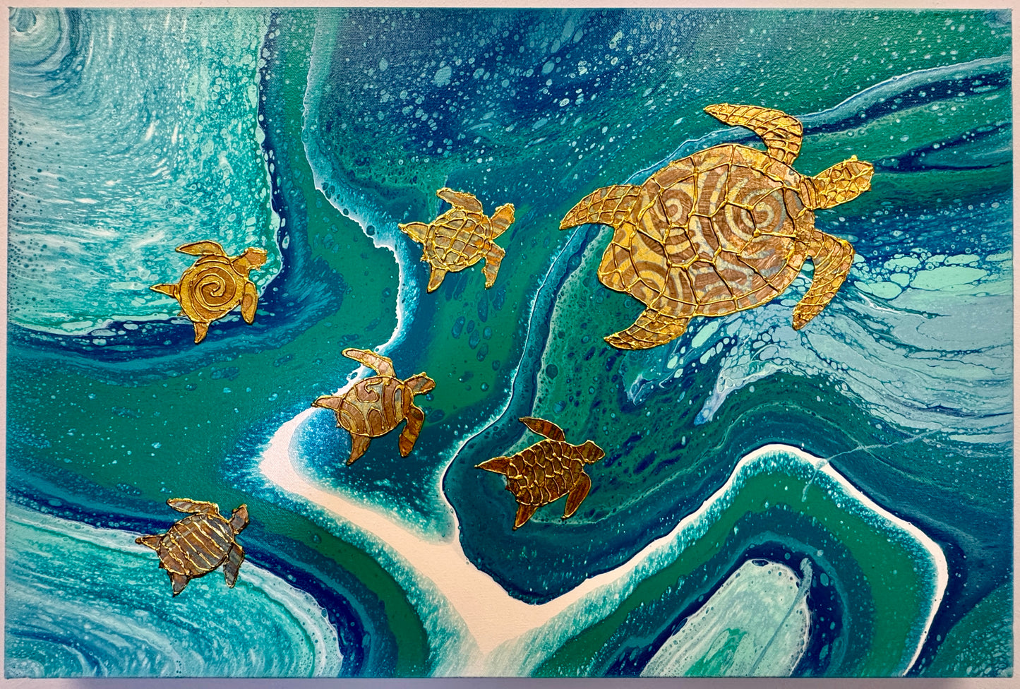 The Golden Sea Turtles I